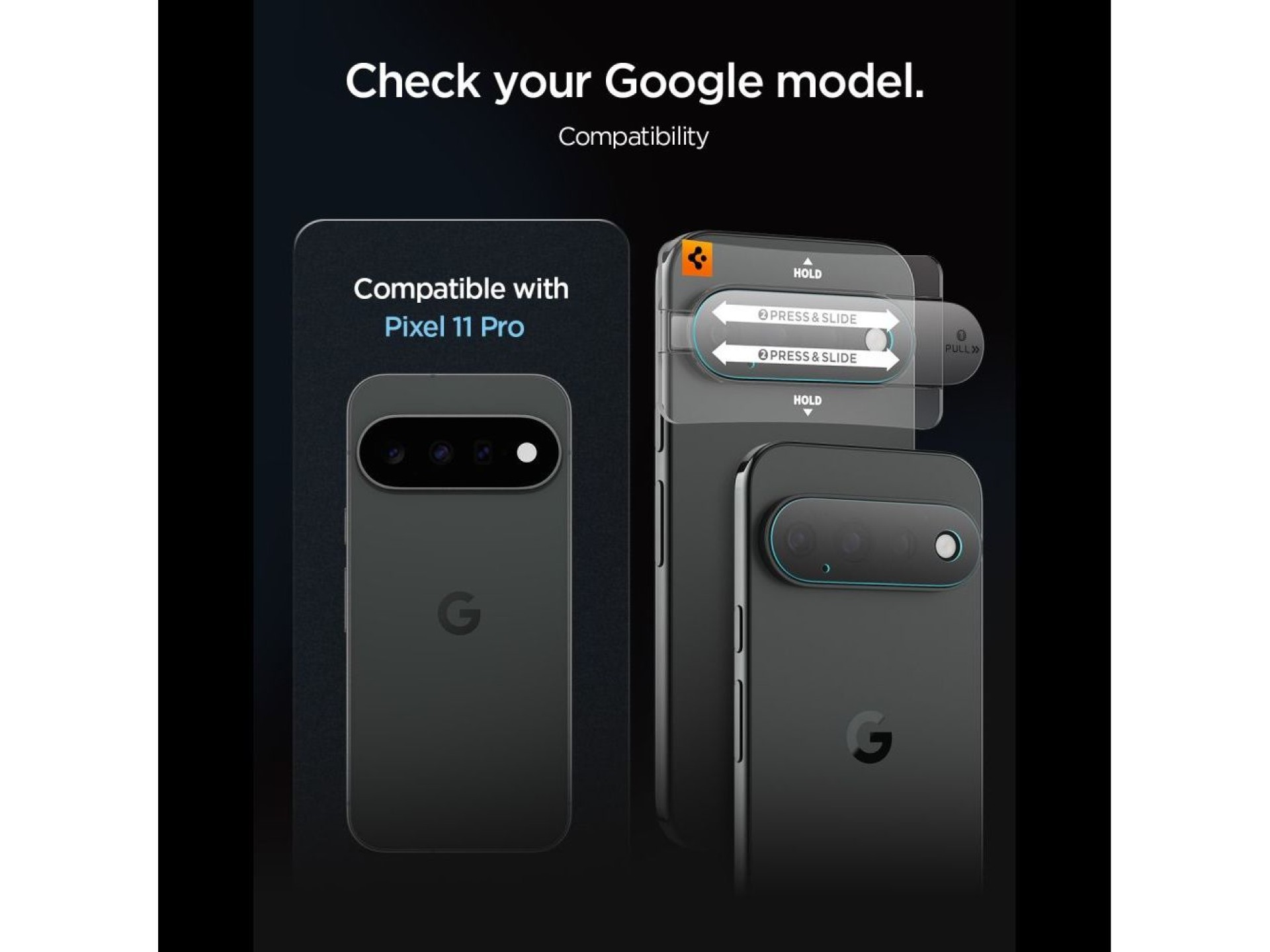 Spigen Optik Pro HD 2-Pack Tempered Glass Lens Screen Protector for Google Pixel 11 Pro