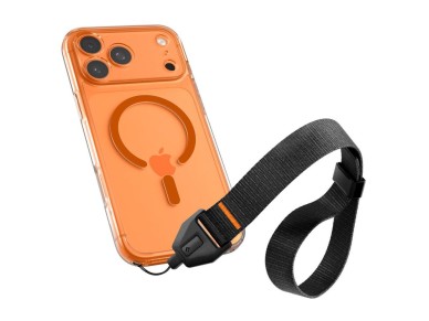 Alça de pulso ajustável universal Spigen para celular - Preta Alça de pulso ajustável universal Spigen para celular - Preta