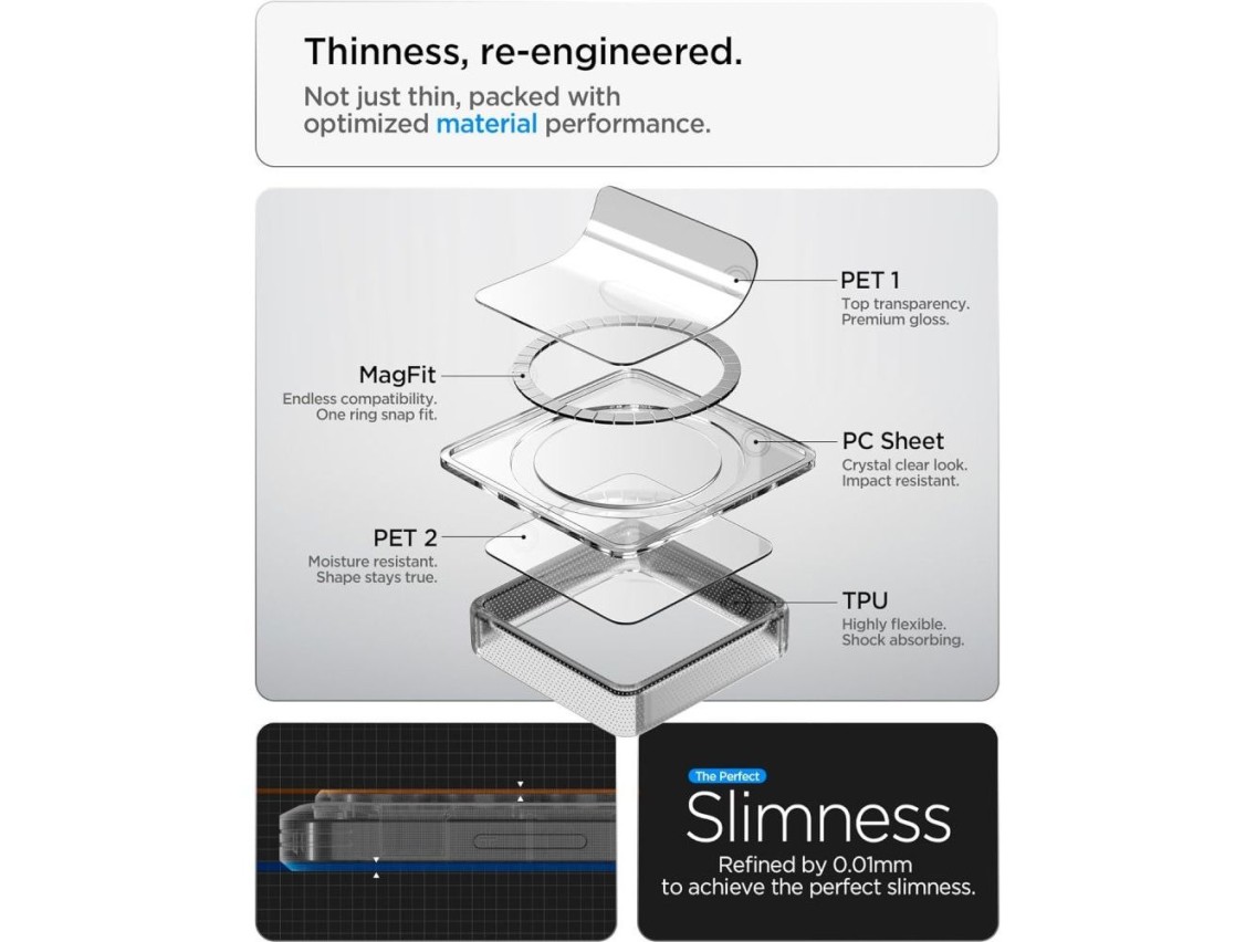 Spigen Ultra Hybrid Mag MagSafe Case for Samsung Galaxy S26 FE - White