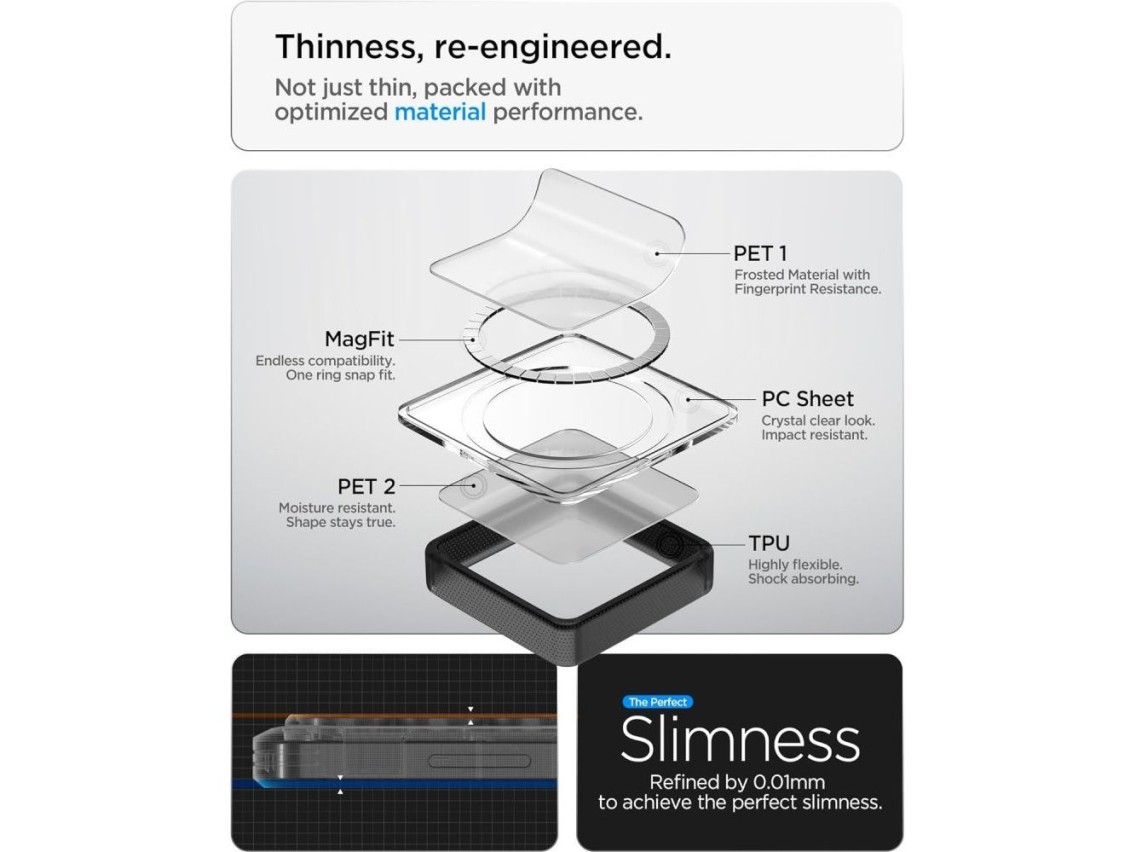Funda Spigen Ultra Hybrid Mag MagSafe para Samsung Galaxy S26 FE - Negra