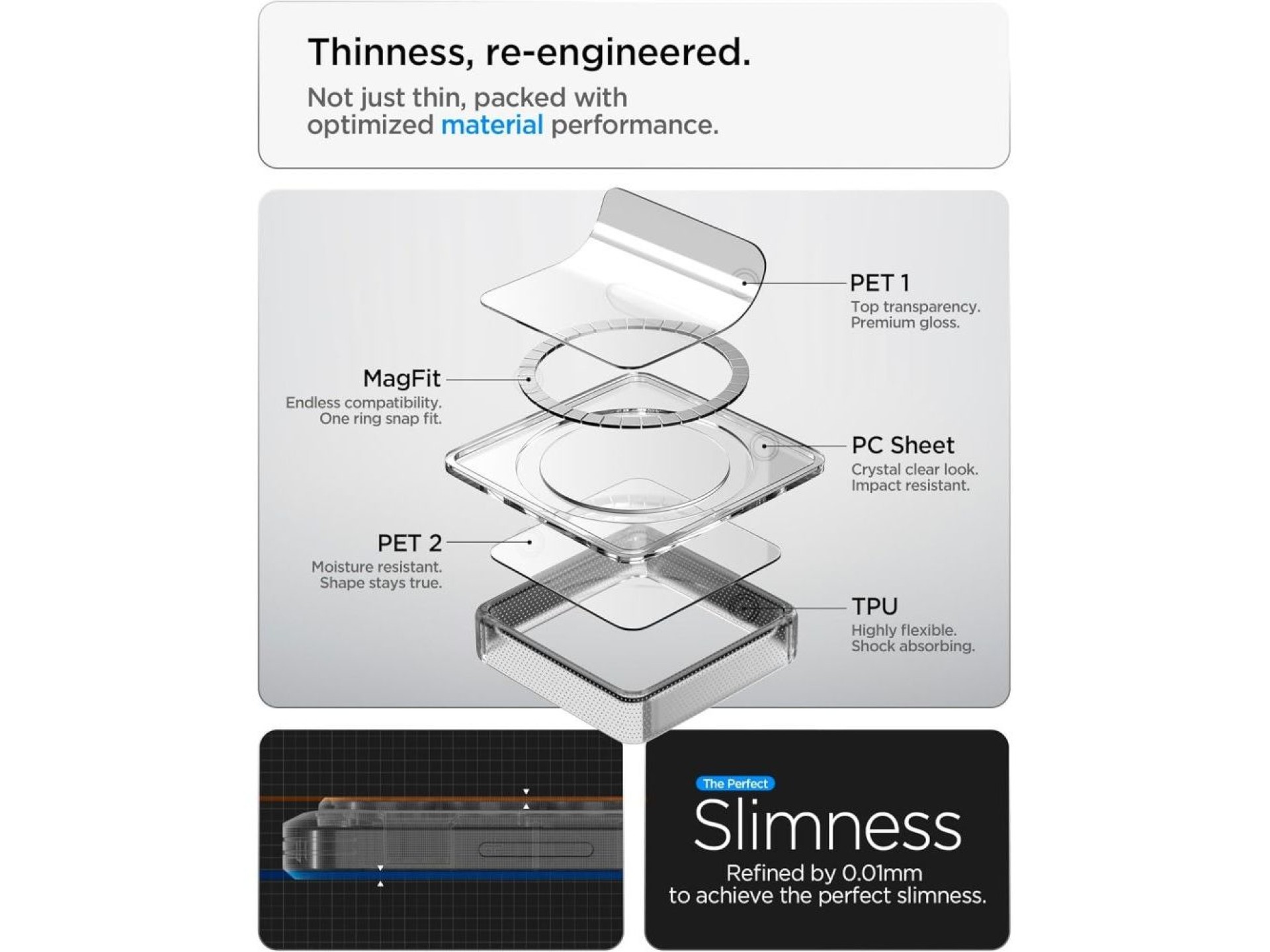 Spigen Ultra Hybrid Mag MagSafe Case for Samsung Galaxy S26 FE - White
