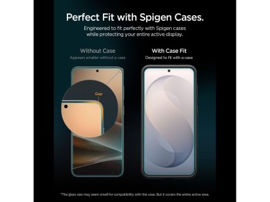 Spigen Glas.tR EZ Fit Pro AC 2-Pack Tempered Glass for Samsung Galaxy S26 FE Spigen Glas.tR EZ Fit Pro AC 2-Pack Tempered Glass for Samsung Galaxy S26 FE