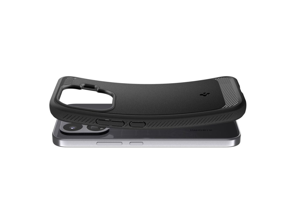 Spigen Rugged Armor Case for Xiaomi 17T - Matte Black