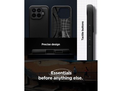 Spigen Rugged Armor case for Xiaomi 17T Pro - matte black Spigen Rugged Armor case for Xiaomi 17T Pro - matte black