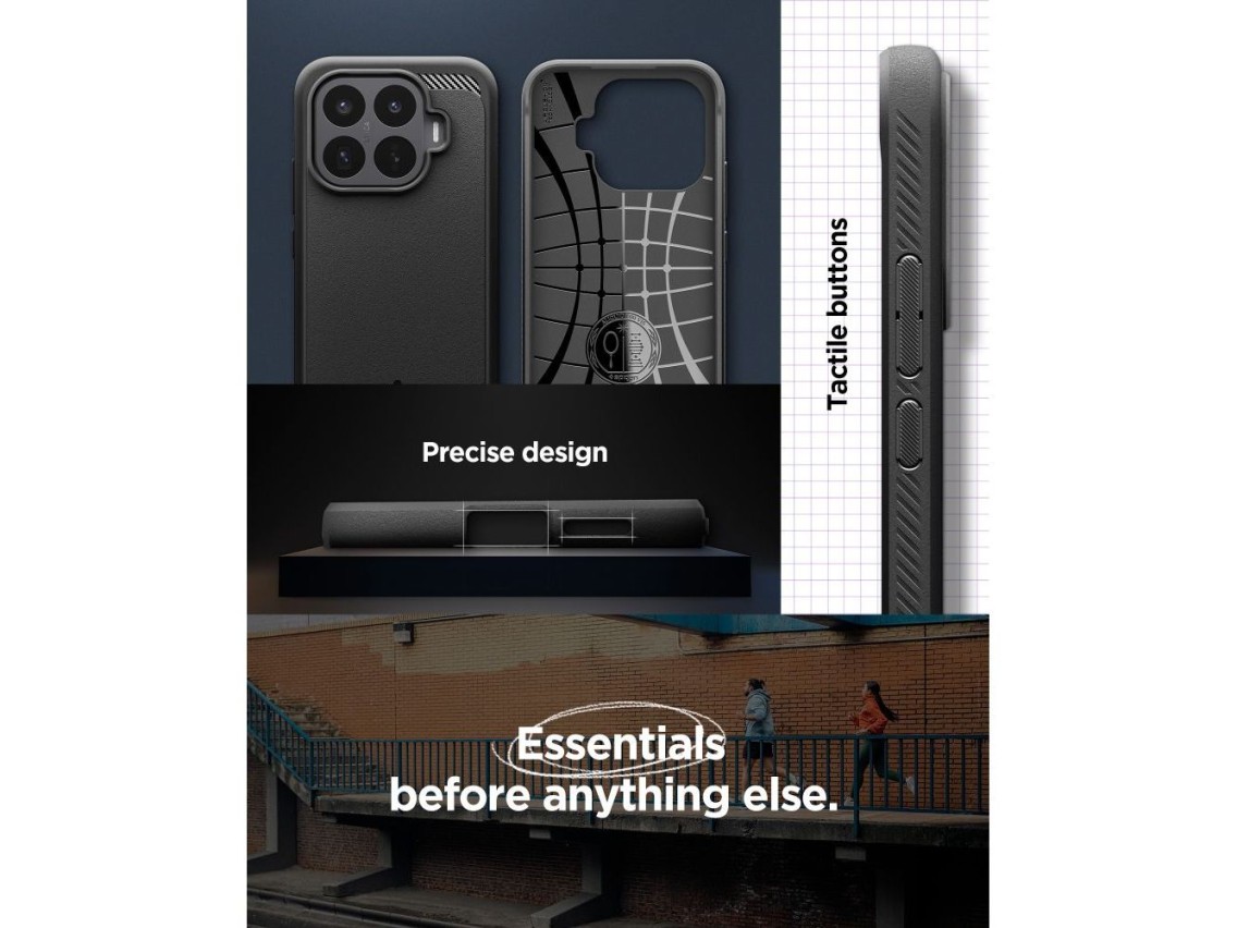 Spigen Rugged Armor Case for Xiaomi 17T - Matte Black
