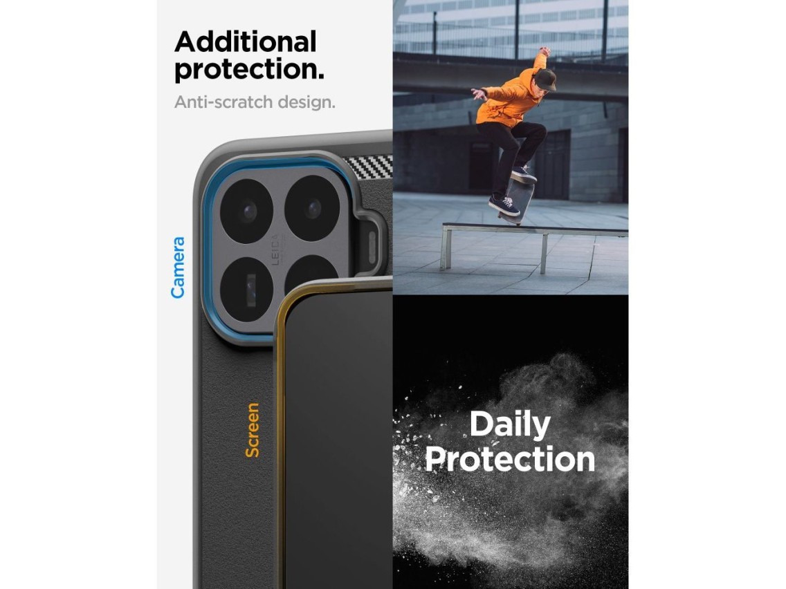 Spigen Rugged Armor Case for Xiaomi 17T - Matte Black
