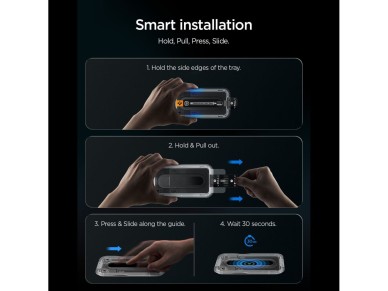 Protector de pantalla de vidrio templado Spigen Glas.tR EZ Fit Pro AC para Samsung Galaxy S26 FE