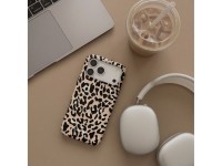 Tech-Protect Lamano MagSafe case for iPhone 18 Pro / 17 Pro - beige and black Tech-Protect Lamano MagSafe case for iPhone 18 Pro / 17 Pro - beige and black