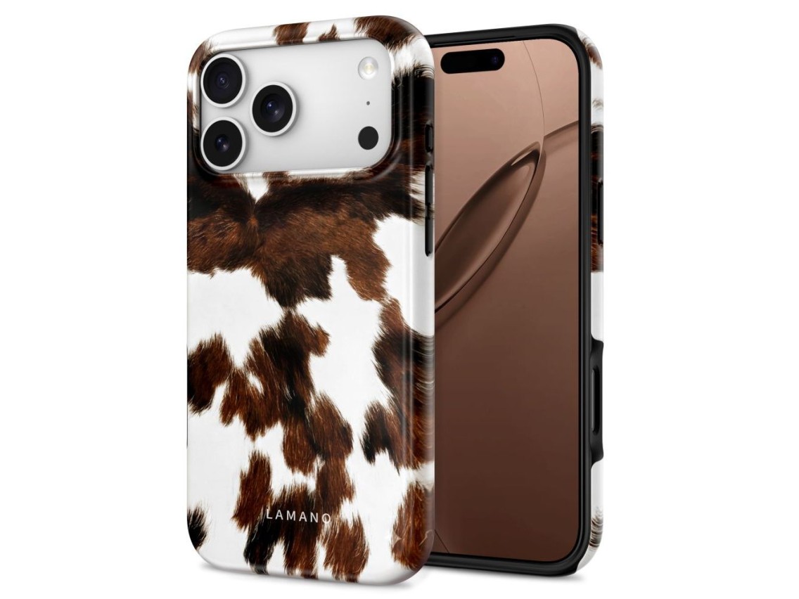 Funda Tech-Protect Lamano MagSafe para iPhone 18 Pro Max / 17 Pro - marrón y blanco