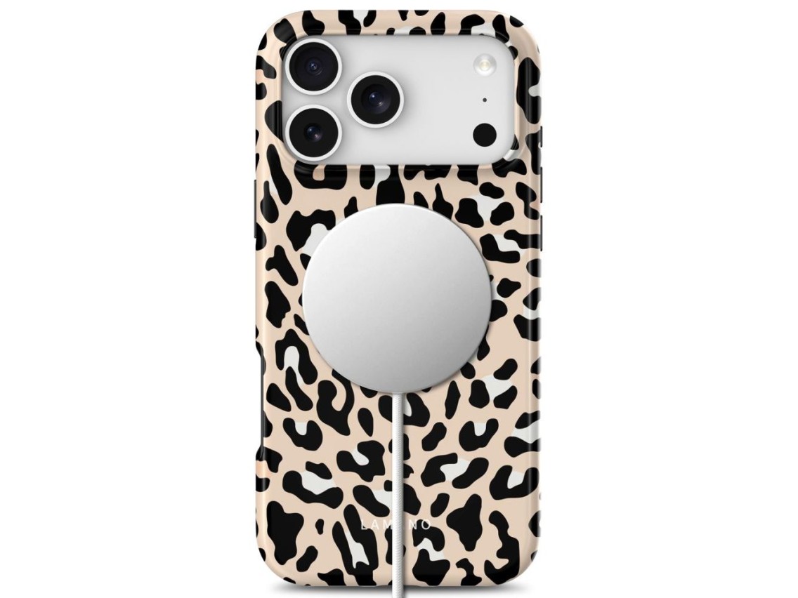 Tech-Protect Lamano MagSafe case for iPhone 18 Pro / 17 Pro - beige and black