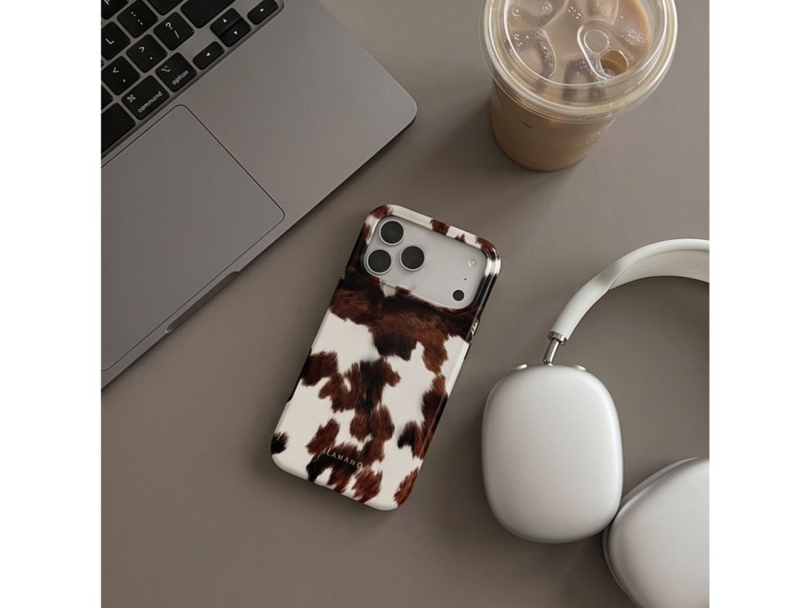 Funda Tech-Protect Lamano MagSafe para iPhone 18 Pro Max / 17 Pro - marrón y blanco