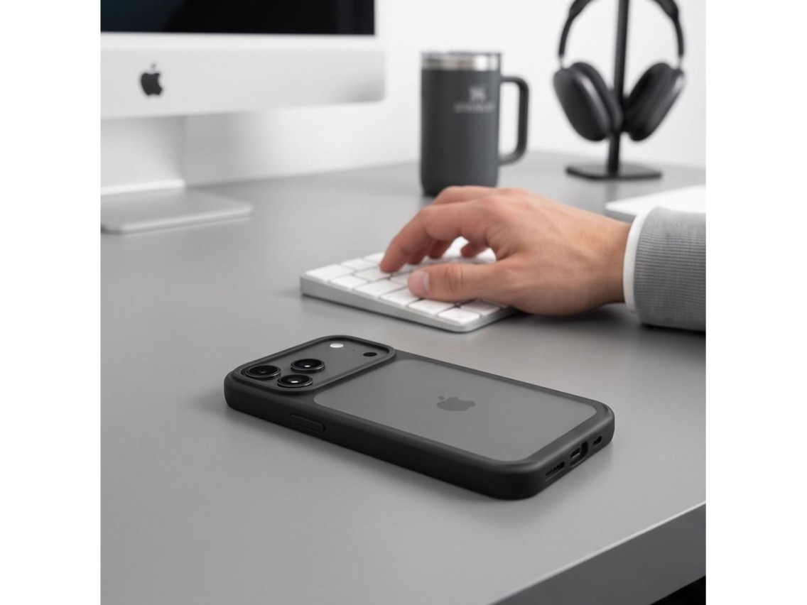 Tech-Protect Magmat CC Case for iPhone 18 Pro / 17 Pro - Matte Black