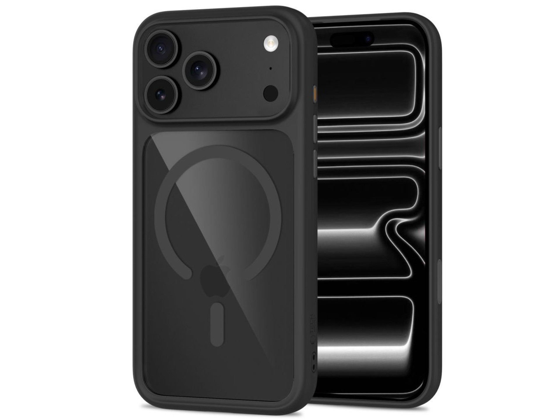 Tech-Protect MagOne CC MagSafe Case + Película de Vidro Temperado (2 unidades) para iPhone 18 Pro /