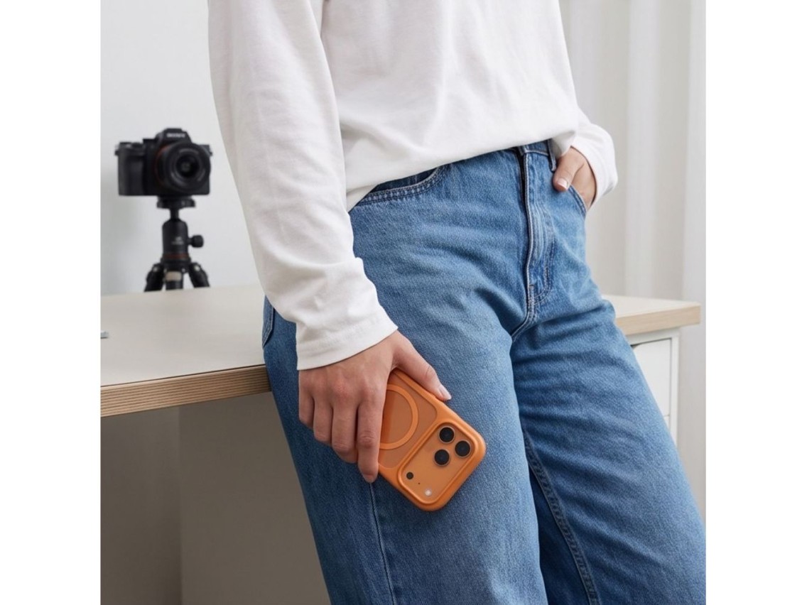 Tech-Protect MagOne CC MagSafe Case + Película de Vidro Temperado (2 unidades) para iPhone 18 Pro Ma