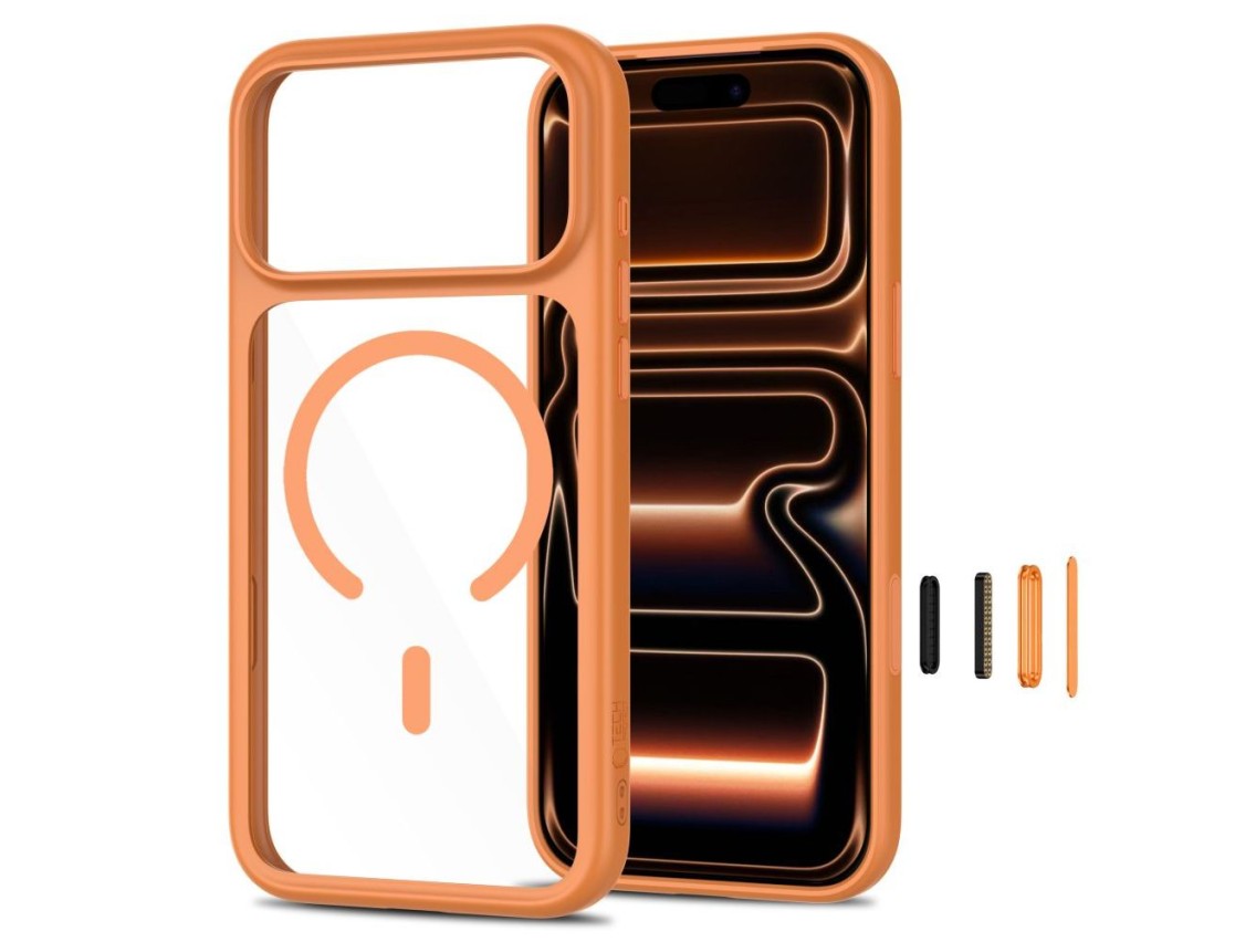 Funda Tech-Protect MagOne CC MagSafe + cristal templado (paquete de 2) para iPhone 18 Pro / 17 Pro -