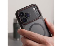 Funda Tech-Protect MagCam MagSafe para iPhone 18 Pro / 17 Pro - Negro mate y rojo