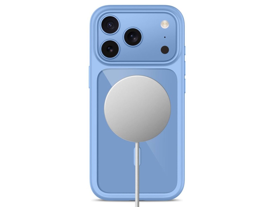 Capa Tech-Protect MagOne CC MagSafe + Vidro Temperado (Pacote com 2) para iPhone 18 Pro / 17 Pro - A