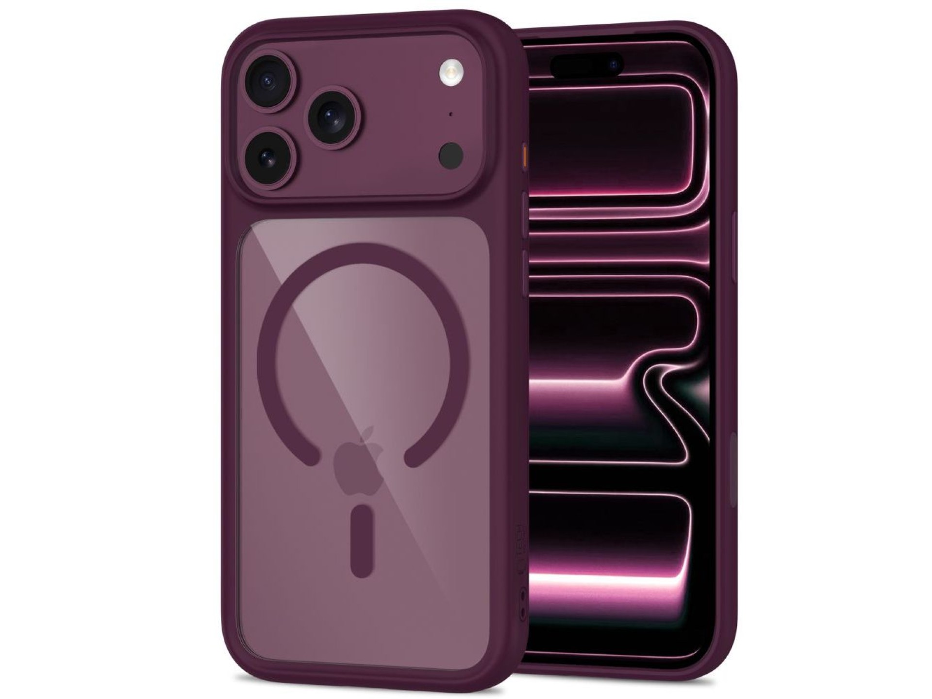 Tech-Protect MagOne CC MagSafe Case + Película de Vidro Temperado (2 unidades) para iPhone 18 Pro /
