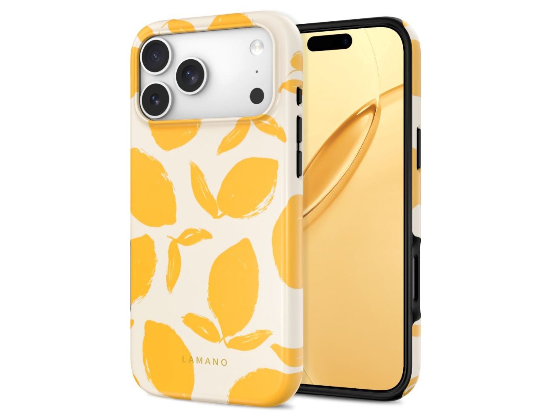 Tech-Protect Lamano MagSafe Case for iPhone 18 Pro Max / 17 Pro Max - Yellow and White