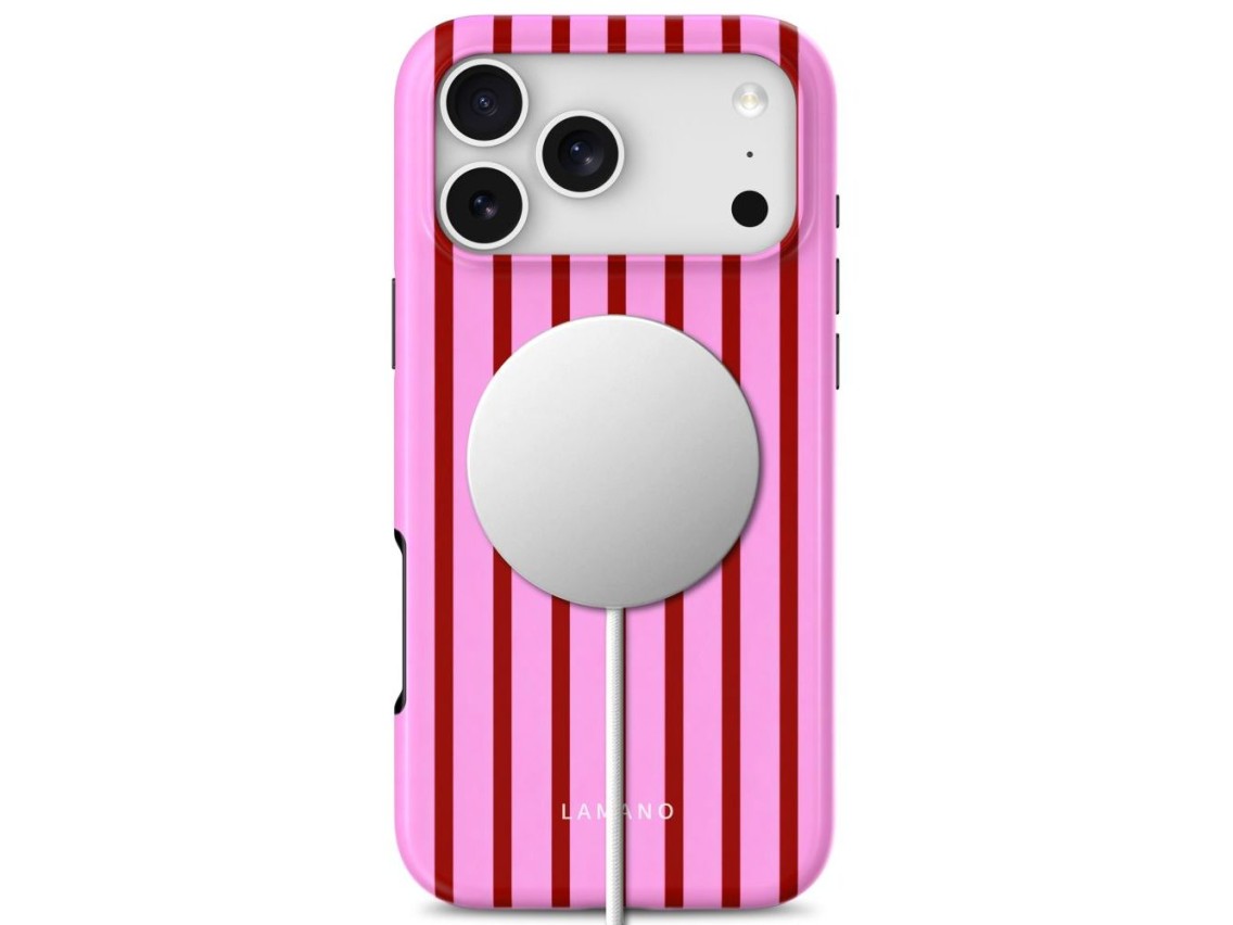 Funda Tech-Protect Lamano MagSafe para iPhone 18 Pro Max / 17 Pro Max - Rosa/Rojo