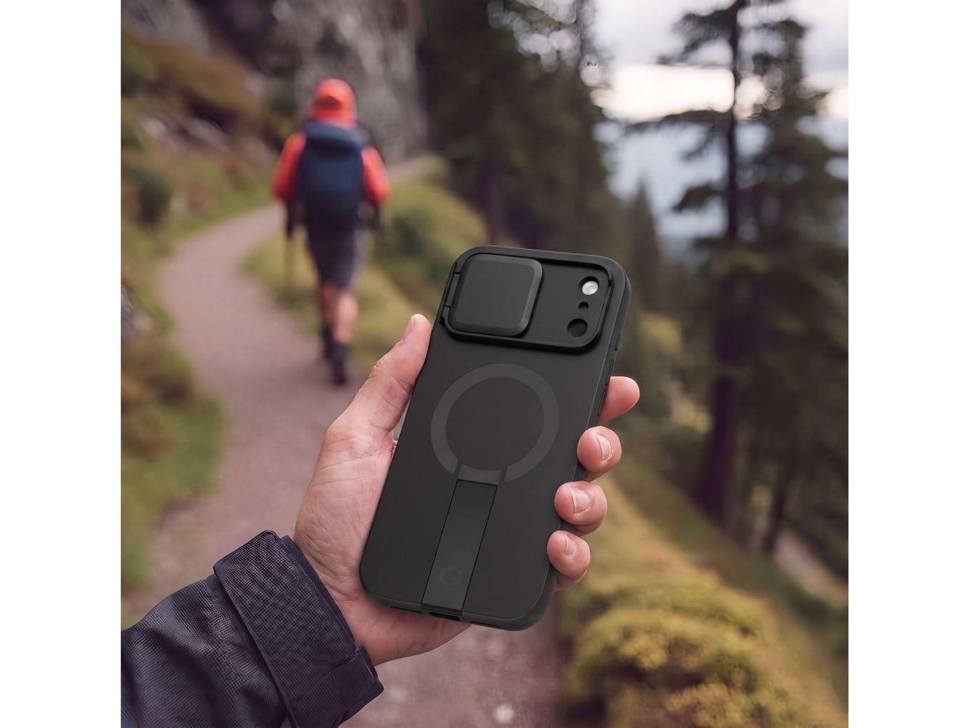 Capa Tech-Protect Kevlar Aura MagSafe para iPhone 18 Pro / 17 Pro - Preta