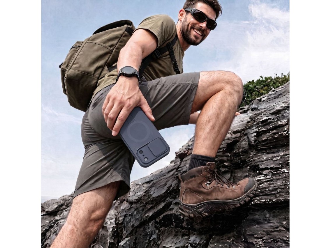 Funda Tech-Protect Kevlar Aura MagSafe para iPhone 18 Pro / 17 Pro - Azul marino