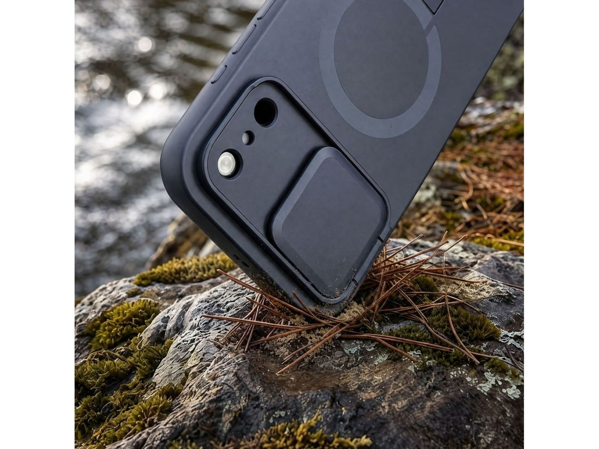Funda Tech-Protect Kevlar Aura MagSafe para iPhone 18 Pro / 17 Pro - Azul marino