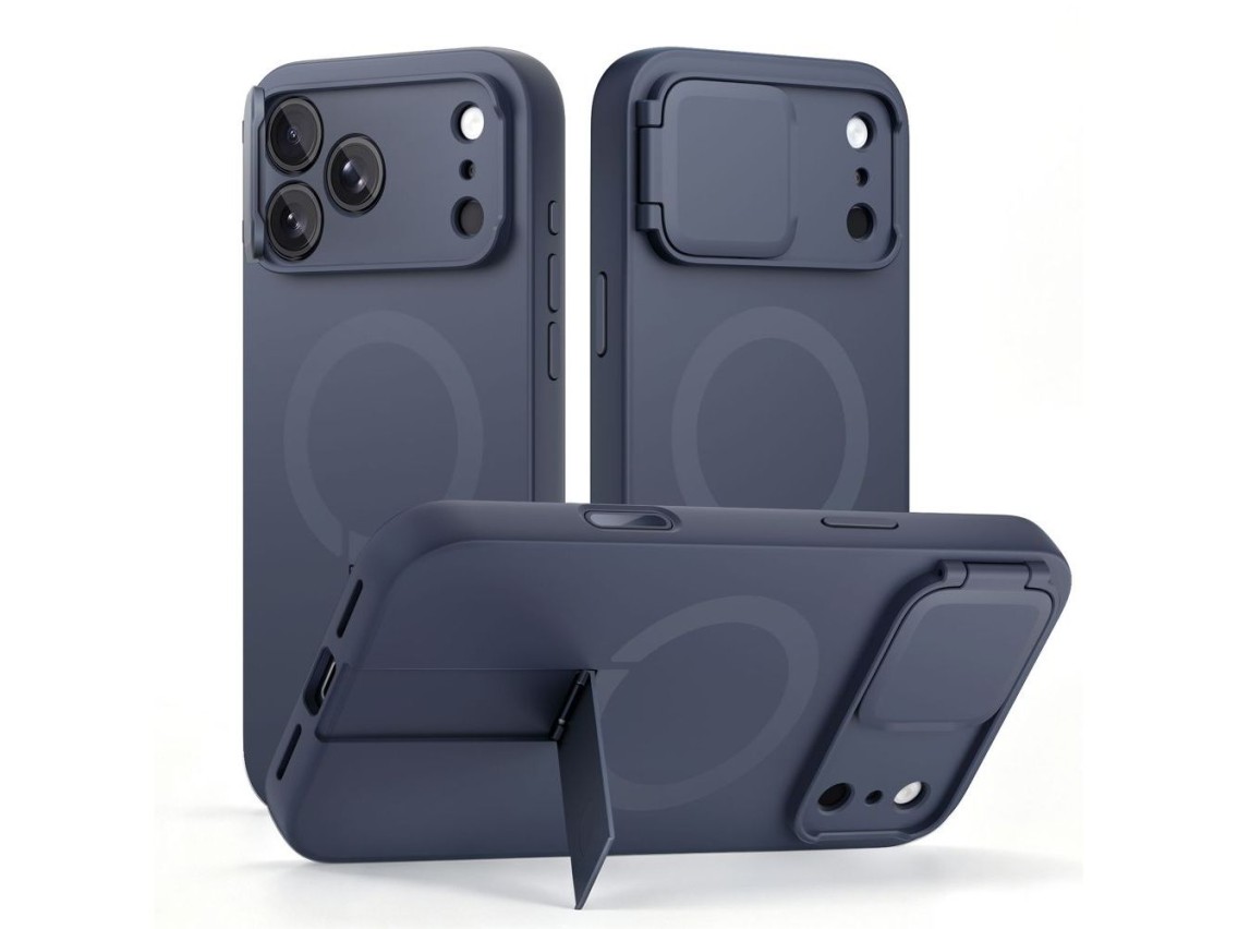 Funda Tech-Protect Kevlar Aura MagSafe para iPhone 18 Pro / 17 Pro - Azul marino