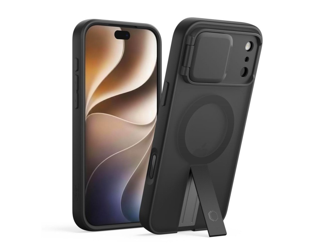 Tech-Protect Kevlar Aura MagSafe Case for iPhone 18 Pro / 17 Pro - Matte Black