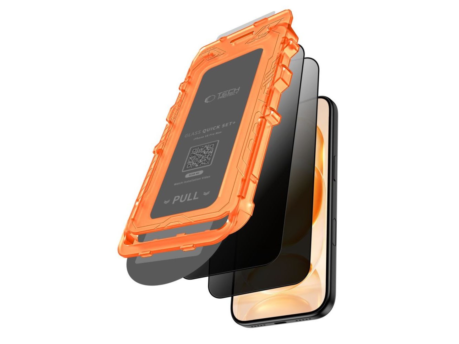 Tech-Protect Quick Set Spy+ Pacote com 2 Películas de Privacidade para iPhone 18 Pro Max