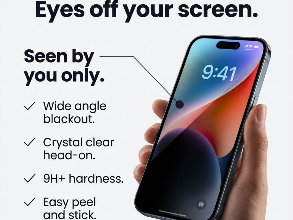 Tech-Protect Quick Set Spy+ Pacote com 2 Películas de Privacidade para iPhone 18 Pro Max