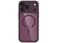 Capa Tech-Protect MagPeak MagSafe CC para iPhone 18 Pro / 17 Pro - Bordô Transparente Capa Tech-Protect MagPeak MagSafe CC para iPhone 18 Pro / 17 Pro - Bordô Transparente