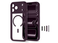 Tech-Protect MagPeak MagSafe CC Case for iPhone 18 Pro Max / 17 Pro Max - Clear Burgundy Tech-Protect MagPeak MagSafe CC Case for iPhone 18 Pro Max / 17 Pro Max - Clear Burgundy