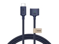 Cabo Tech-Protect MMC01 Ultraboost USB-C / MagSafe 3 140W 300cm para MacBook - Azul Marinho