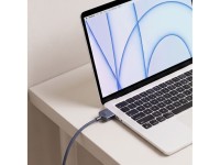 Cabo Tech-Protect MMC01 Ultraboost USB-C / MagSafe 3 140W 300cm para MacBook - Azul Marinho Cabo Tech-Protect MMC01 Ultraboost USB-C / MagSafe 3 140W 300cm para MacBook - Azul Marinho