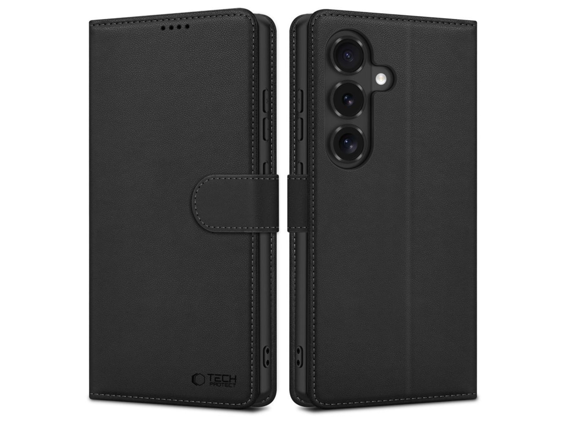 Tech-Protect Wallet Case for Samsung Galaxy S26 FE - Black