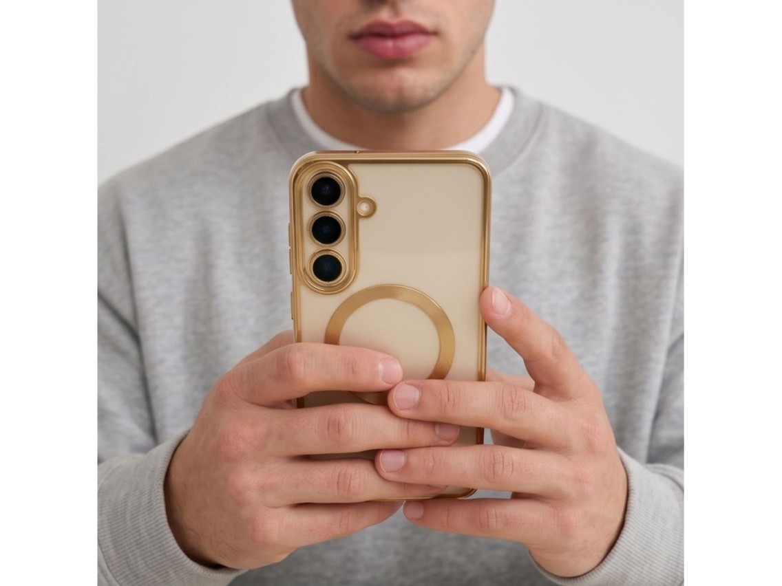 Capa Tech-Protect MagFlex para Samsung Galaxy S26 FE - Dourada