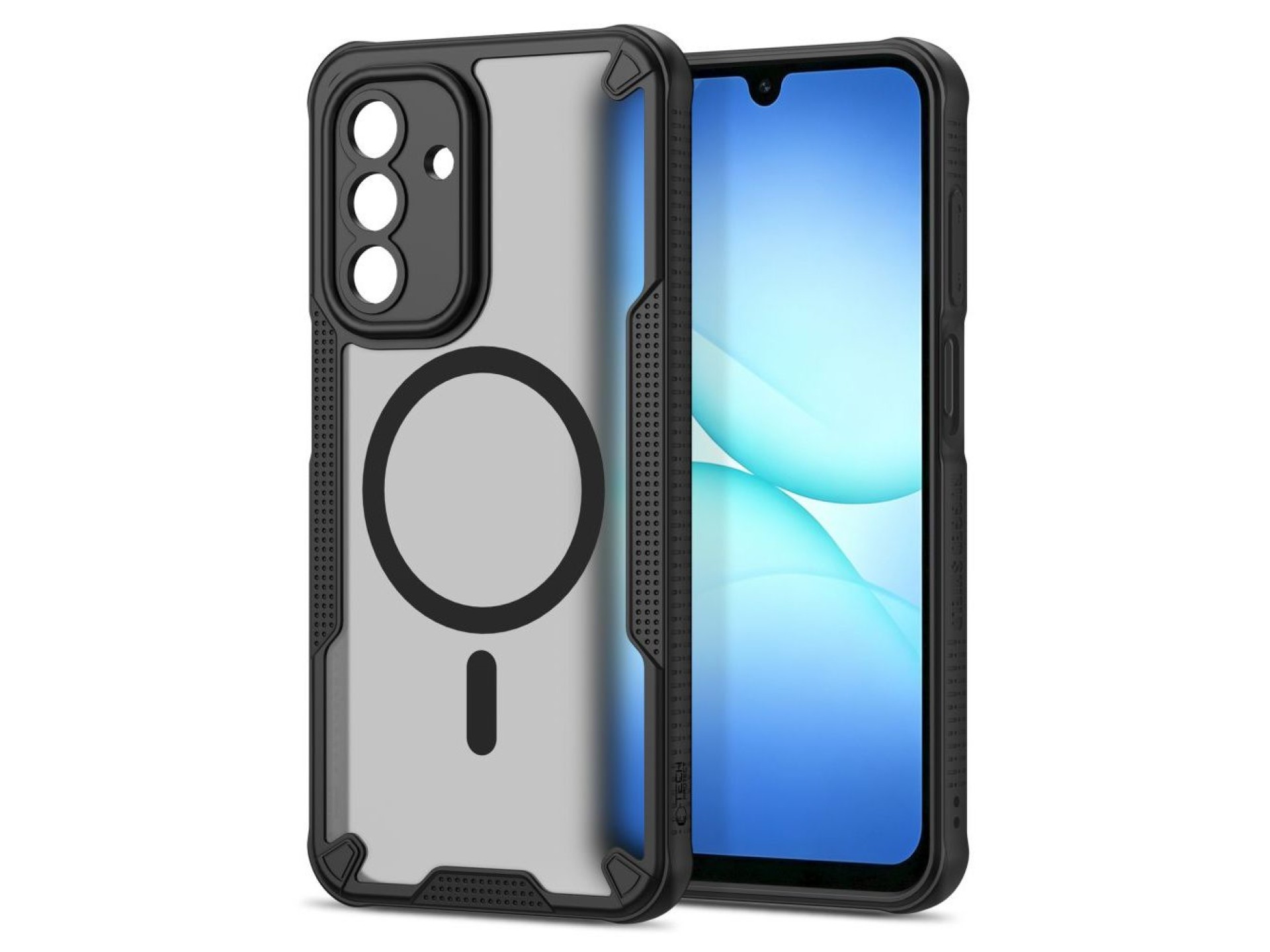 Funda protectora resistente Tech-Protect MagSafe para Samsung Galaxy A17 / A18 / A26 4G / 5G - Negro