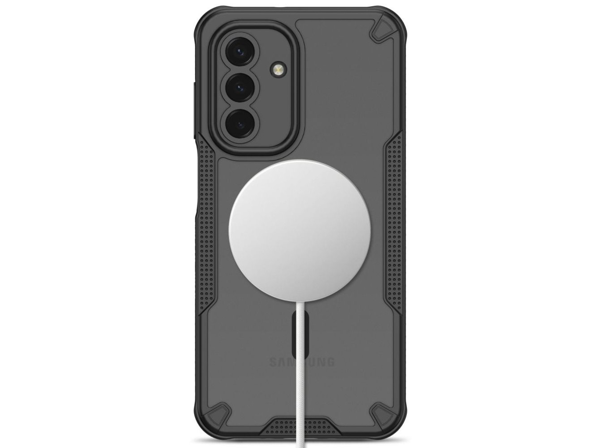 Funda protectora resistente Tech-Protect MagSafe para Samsung Galaxy A17 / A18 / A26 4G / 5G - Negro