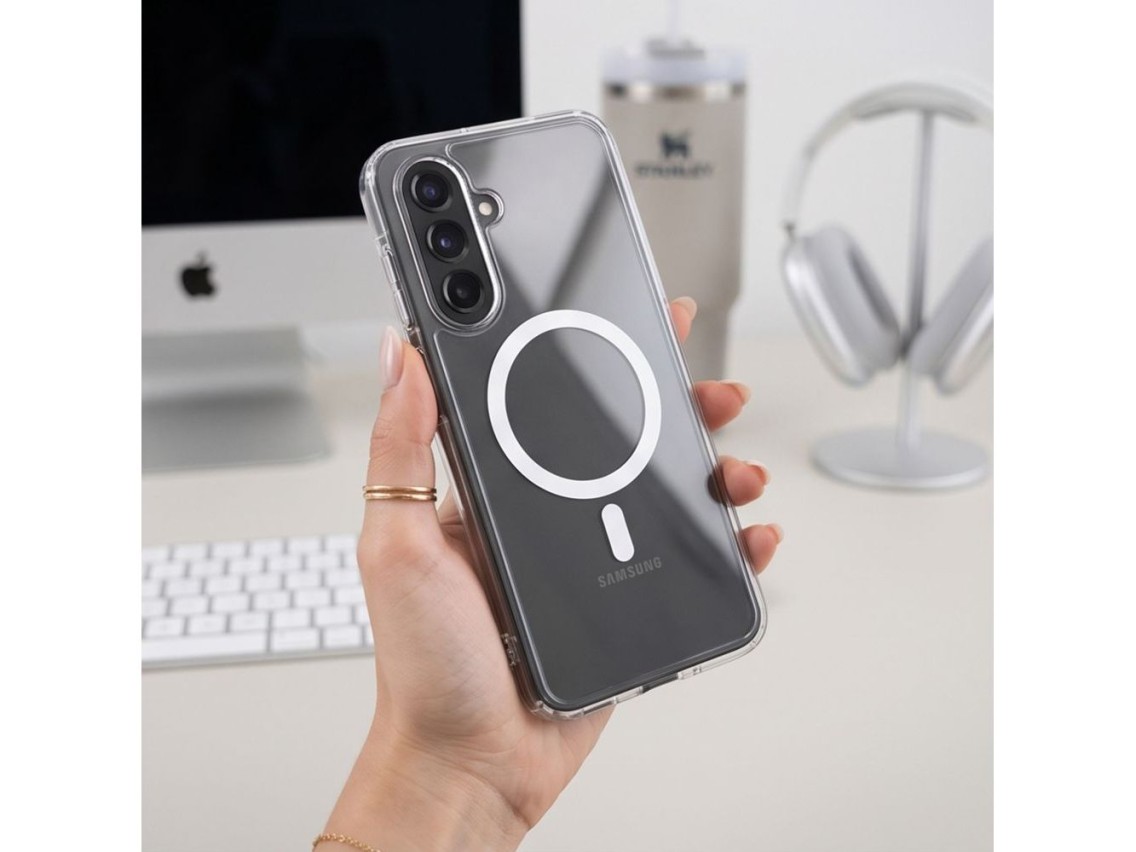 Tech-Protect FlexAir Hybrid MagSafe Case for Samsung Galaxy A17 / A18 4G / 5G - Transparent