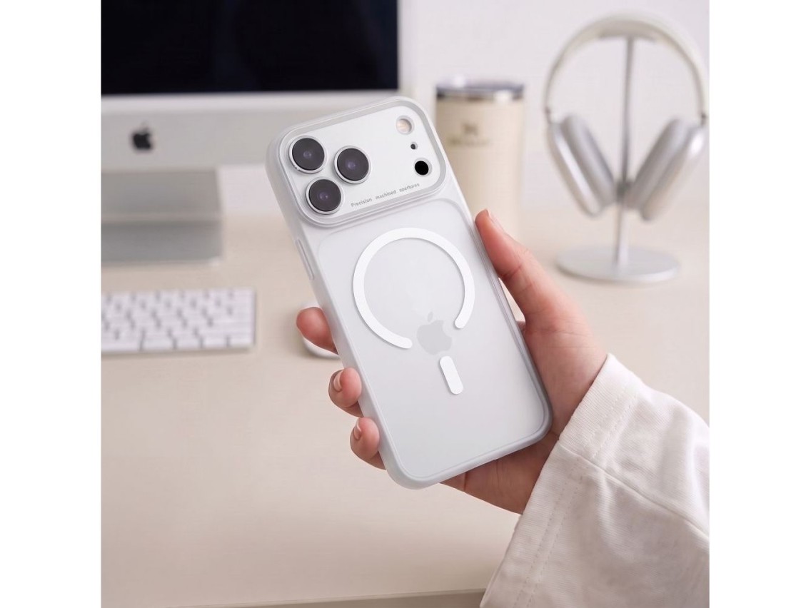 Capa Tech-Protect MagPrime MagSafe CC para iPhone 18 Pro Max / 17 Pro Max - Cinza Fosco