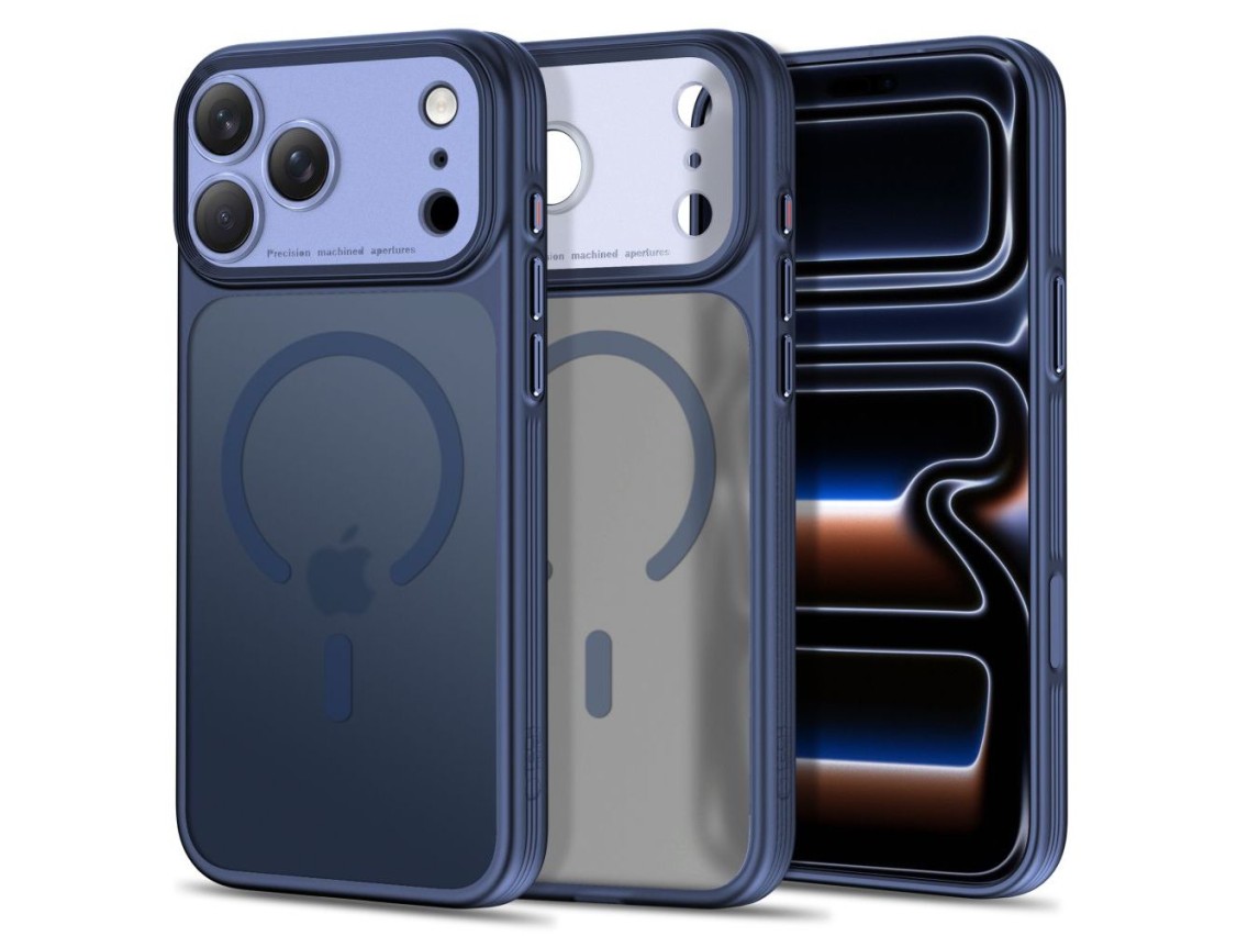 Funda Tech-Protect MagPrime MagSafe CC para iPhone 18 Pro / 17 Pro - Azul marino mate