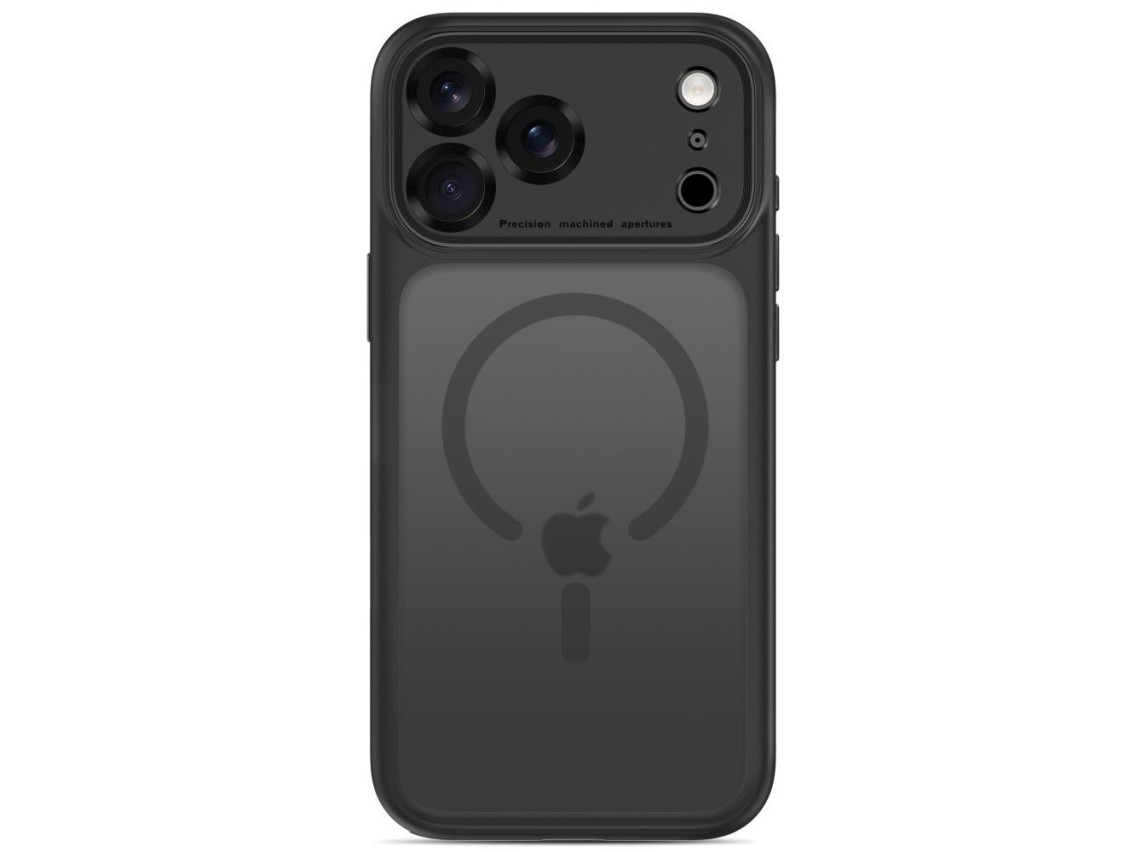 Capa Tech-Protect MagPeak MagSafe CC para iPhone 18 Pro / 17 Pro - Preto Fosco