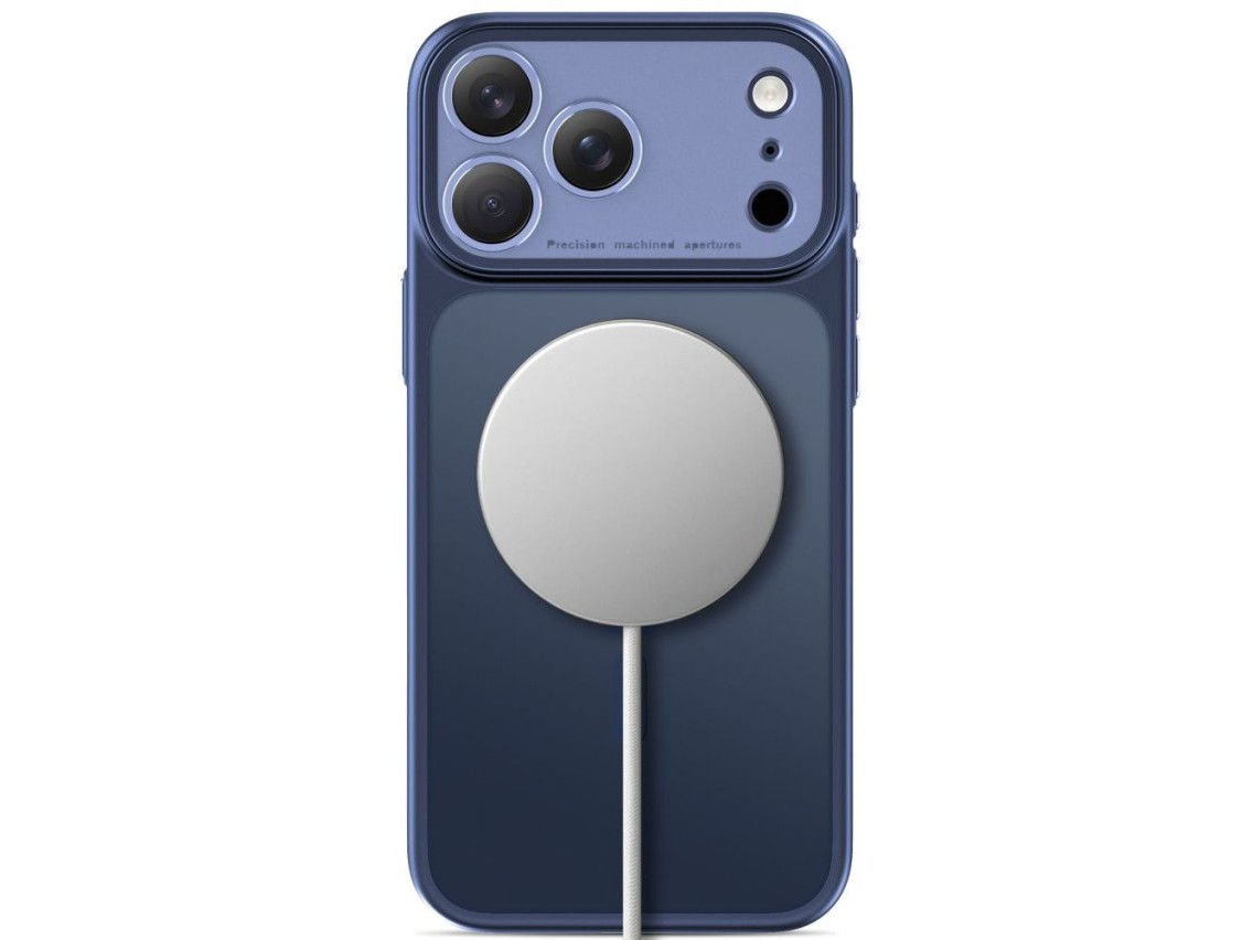 Funda Tech-Protect MagPrime MagSafe CC para iPhone 18 Pro Max / 17 Pro Max - Azul marino mate