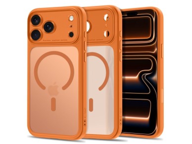 Funda Tech-Protect MagPeak MagSafe CC para iPhone 18 Pro / 17 Pro - naranja mate Funda Tech-Protect MagPeak MagSafe CC para iPhone 18 Pro / 17 Pro - naranja mate