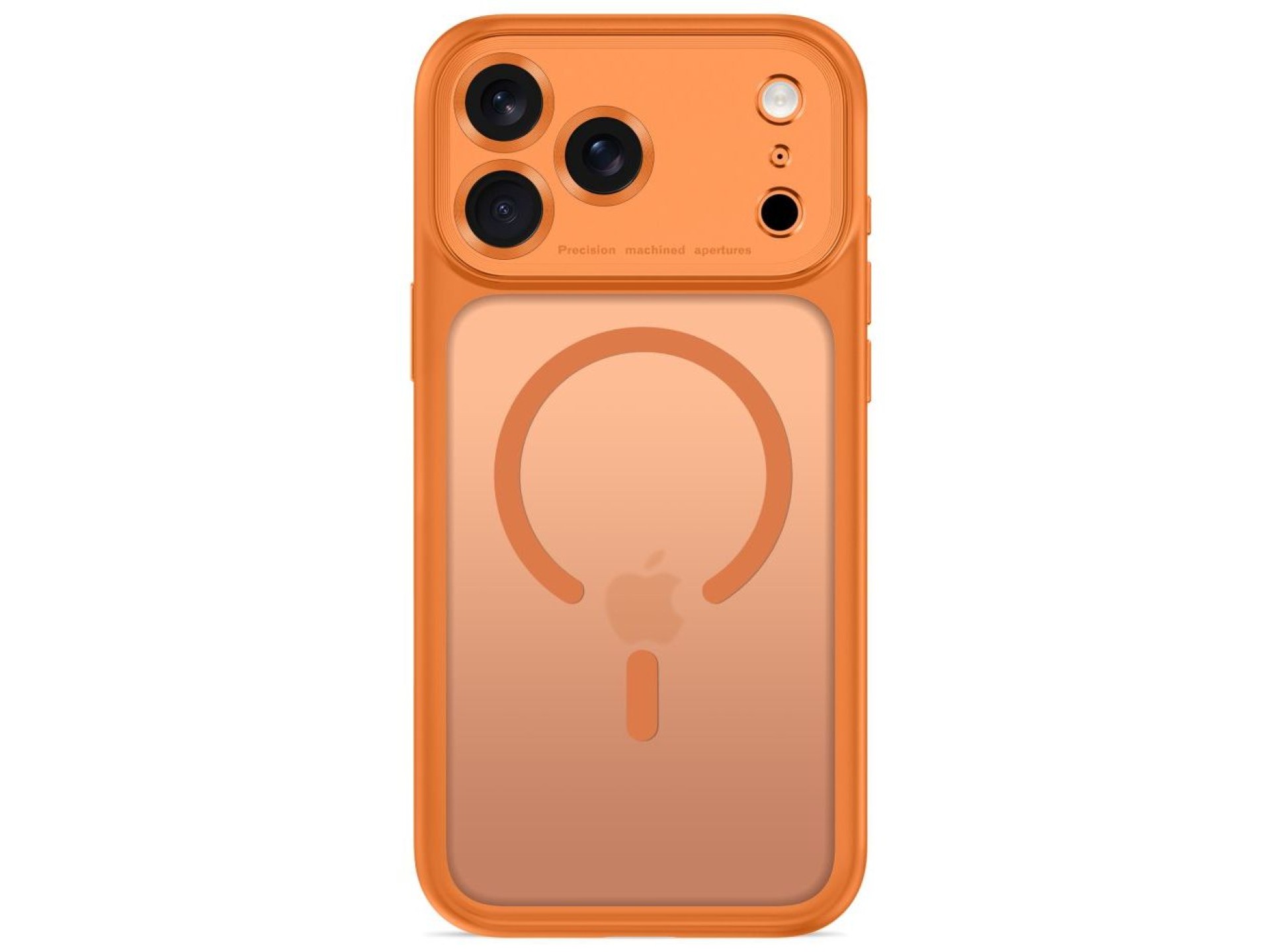 Tech-Protect MagPeak MagSafe CC case for iPhone 18 Pro / 17 Pro - matte orange