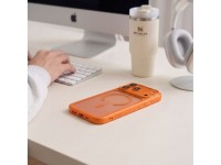 Tech-Protect MagPeak MagSafe CC case for iPhone 18 Pro / 17 Pro - matte orange Tech-Protect MagPeak MagSafe CC case for iPhone 18 Pro / 17 Pro - matte orange
