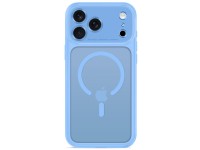 Tech-Protect MagPeak MagSafe CC Case for iPhone 18 Pro / 17 Pro - Light Blue Matte Tech-Protect MagPeak MagSafe CC Case for iPhone 18 Pro / 17 Pro - Light Blue Matte