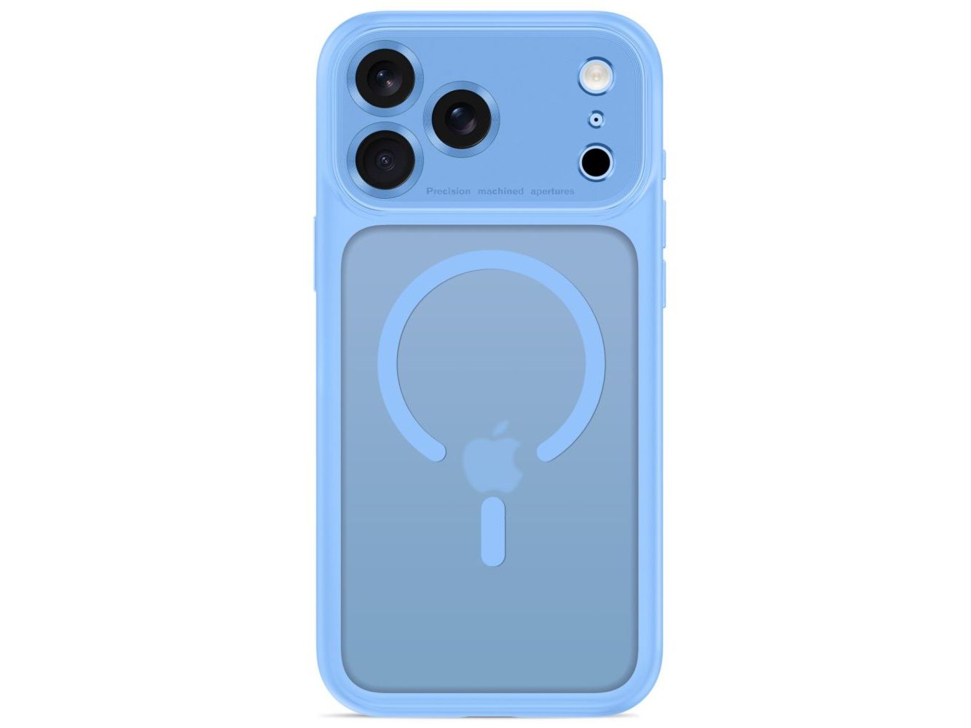 Tech-Protect MagPeak MagSafe CC Case for iPhone 18 Pro Max / 17 Pro Max - Light Blue Matte
