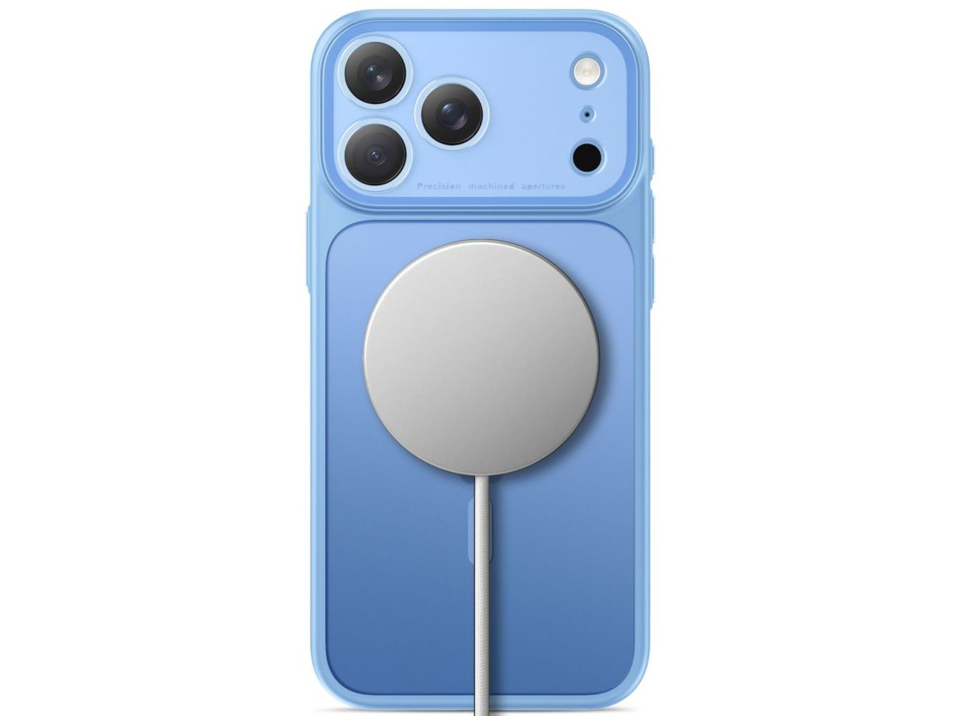 Capa Tech-Protect MagPrime MagSafe CC para iPhone 18 Pro / 17 Pro - azul claro fosco